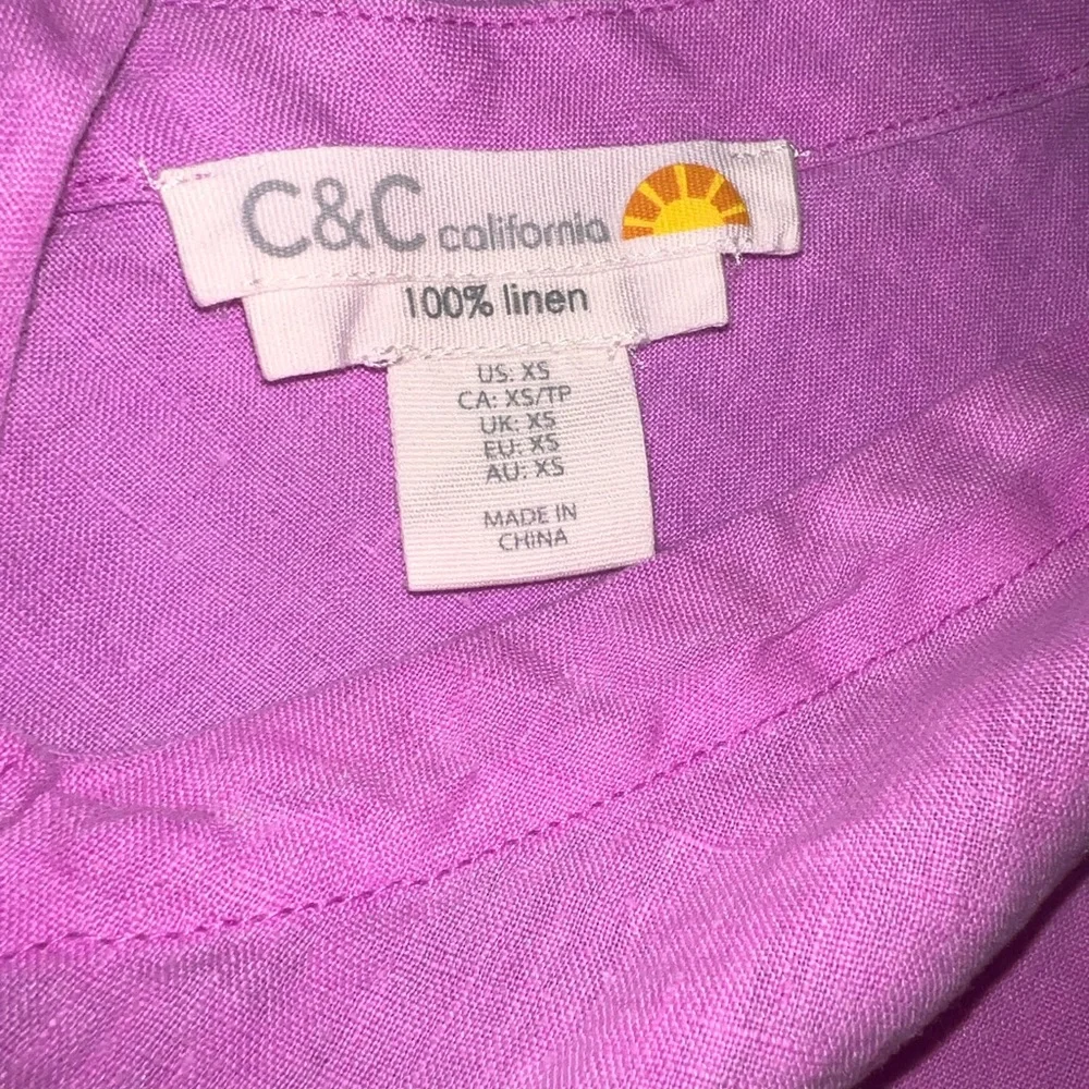 C&C California🦎Linen Open Back Top🌵